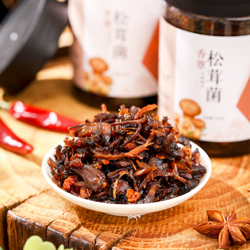 Spring City Mist, Yunnan Mushroom Oil Aroma, Oyster Mushroom, Chicken Trumpet Mushroom, Liver Mushroom, Matsutake Mushroom, Ready-to-Eat Mushroom, Side Dishes Manufacturer Wholesale