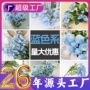 客厅蓝色系定制婚庆假花