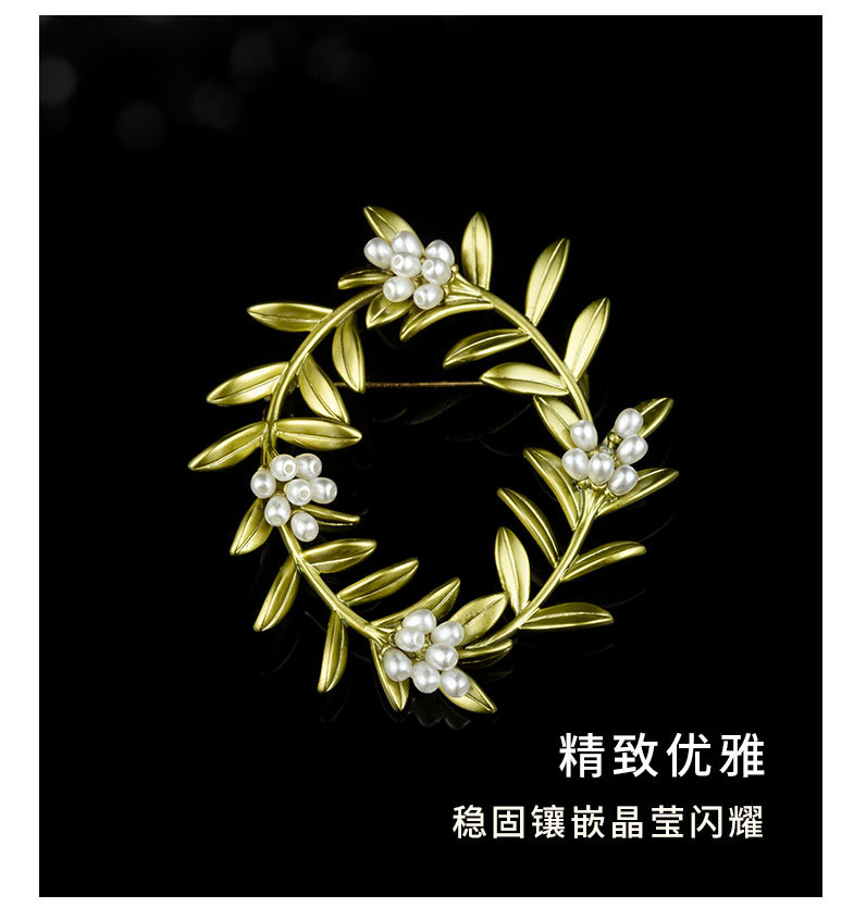 森系小清新花环胸针小众简约百搭个性胸花新品网红爆款