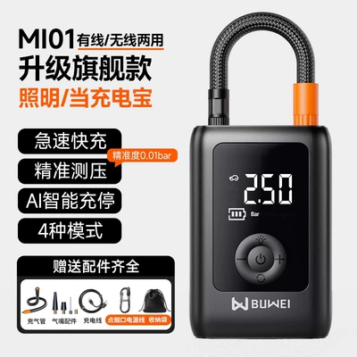 Hava nasosu Tire Pressure Measurement Intelligent - buwei-mi01-air-pump-universal-model
