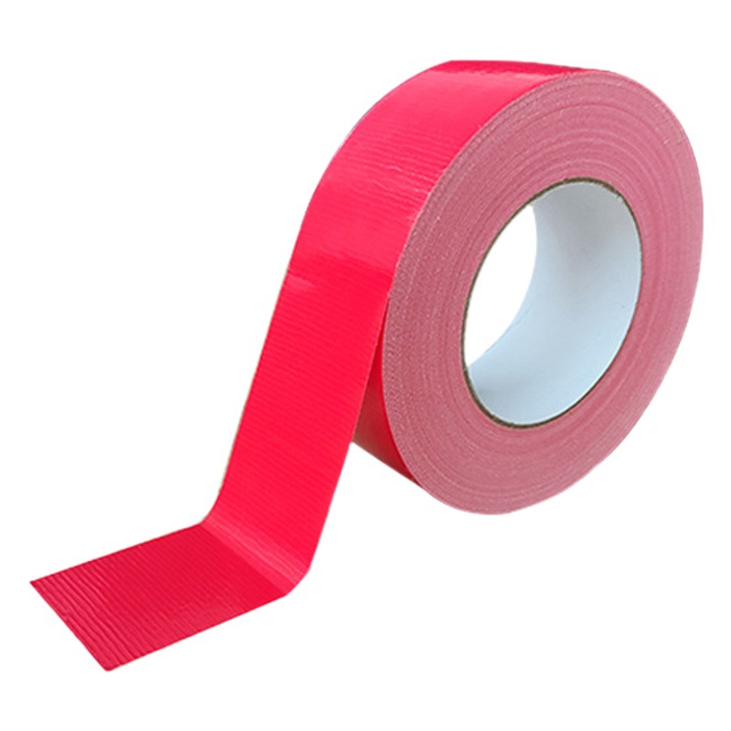 Los fabricantes venden al por mayor película de mantillo de alfombra resistente al agua cinta especial que no deja marcas cinta de tela de color de una cara roja de alta viscosidad