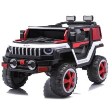 新款跨境儿童电动汽车越野车可坐人遥控车男女宝宝玩具车吉普车