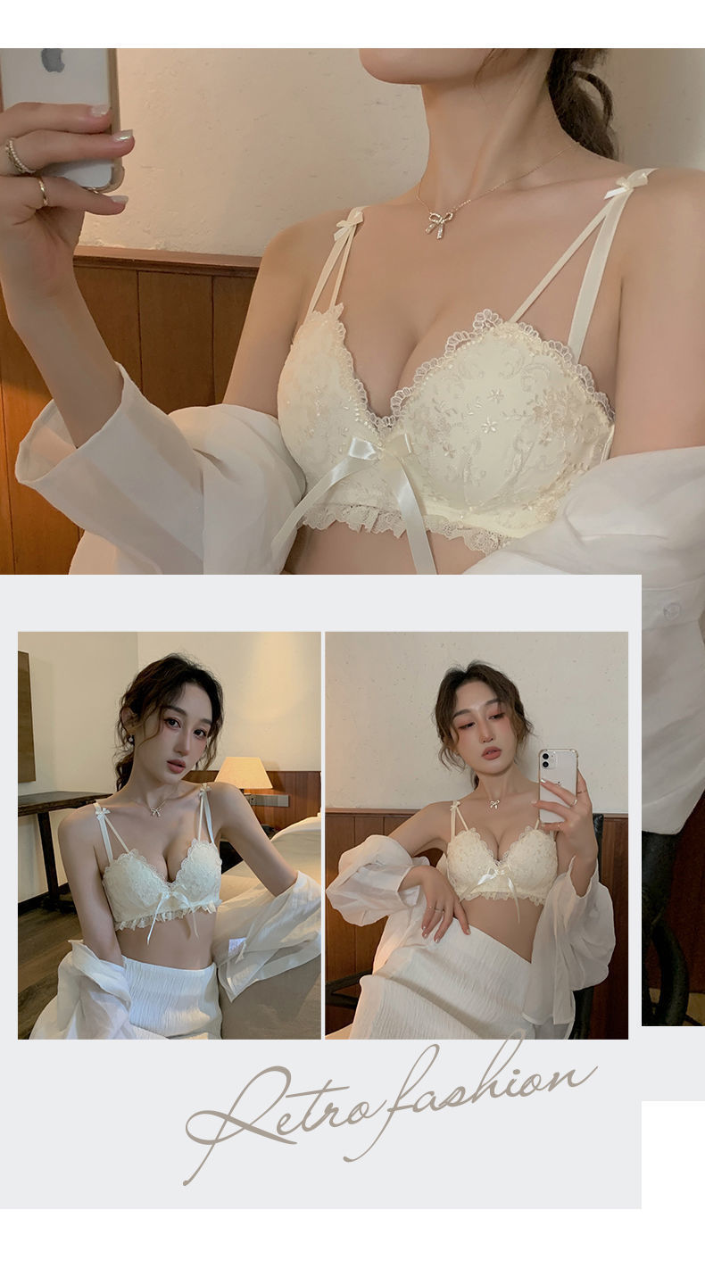 智贝详情图_14内衣女小胸聚拢日系少女文胸无钢圈收副乳上托防