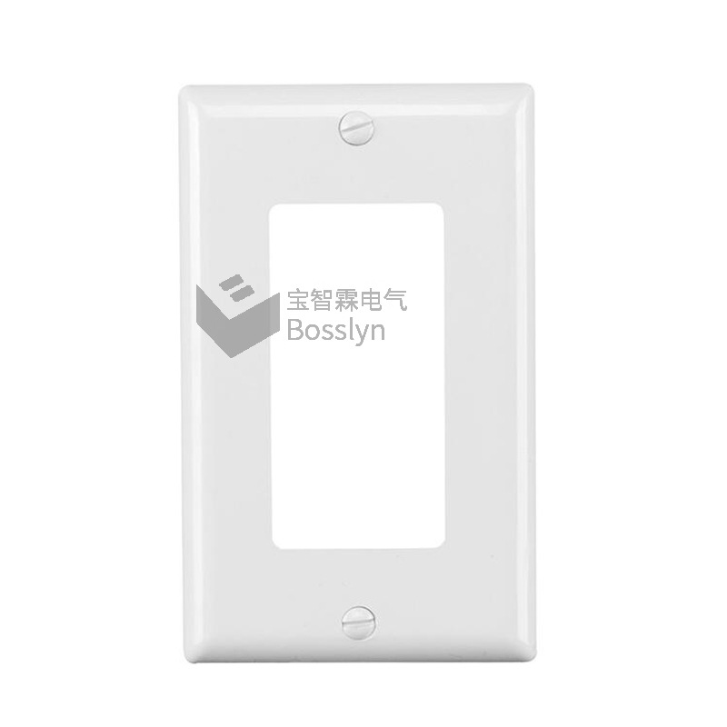 厂家直供美式单联插座开关面板美标一位墙壁面盖 设备装饰面板