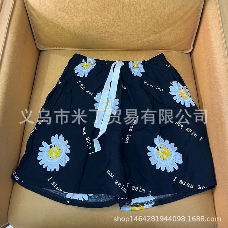[쿼터반바지] 레터 데이지