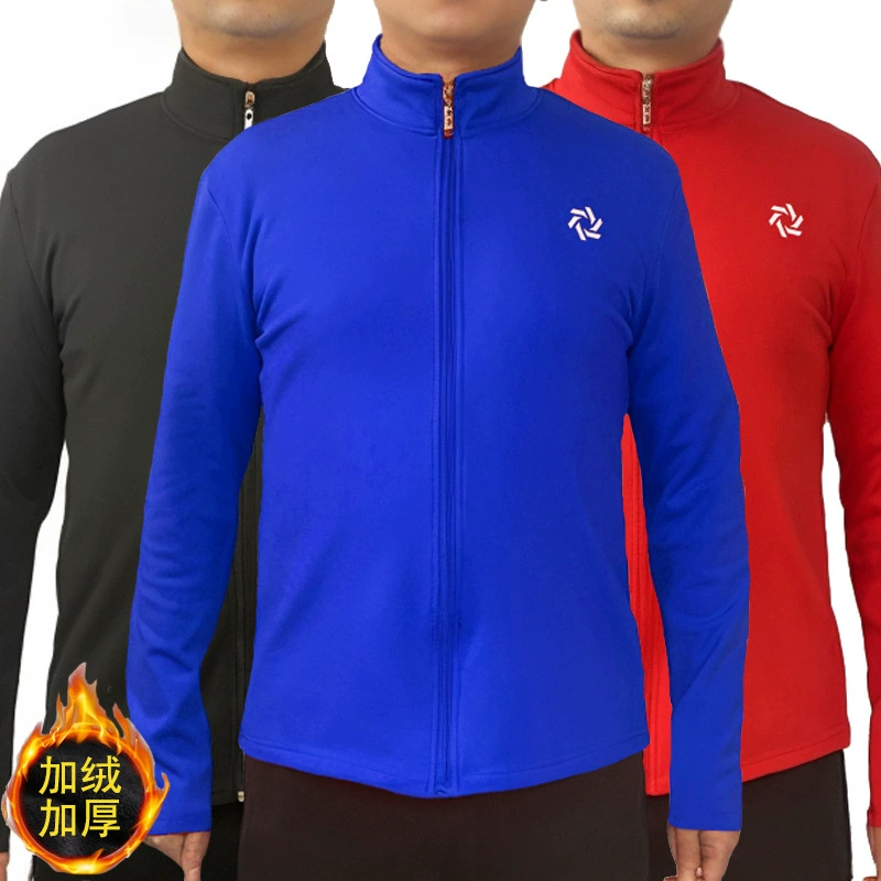 Осенний и зимний бархатный мужской спортивный пиджак с воротником