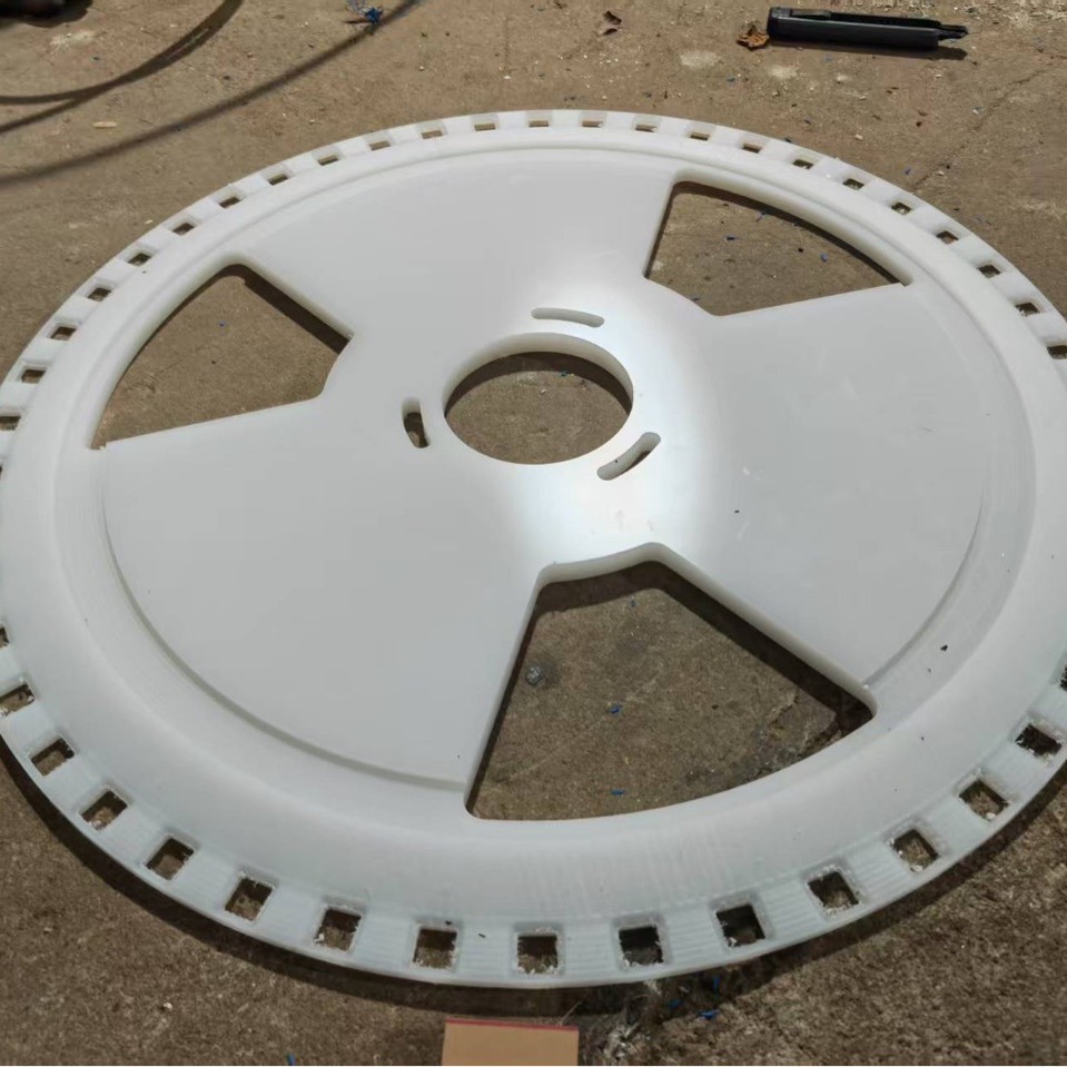 白色pp塑料板pe板垫板防腐蚀耐磨食品级理料盘包装机理糖盘加工定