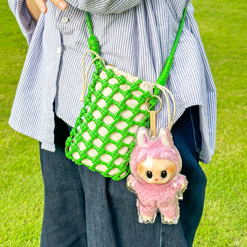 Second Generation Labubu Transparent Protective Shell Doll Protective Cover Doll Clothing Wear Bubble Mart