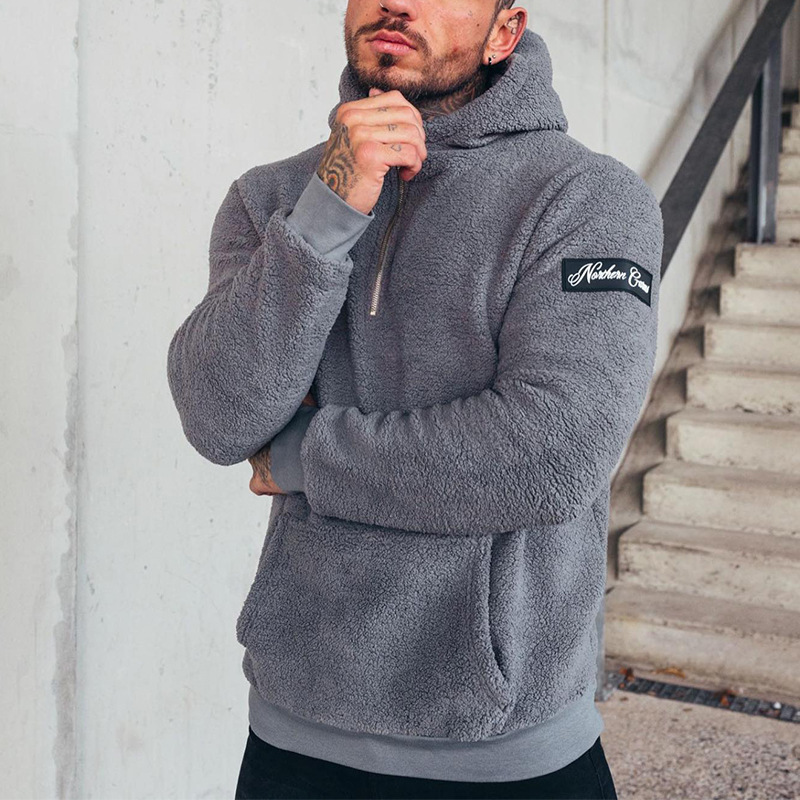 Winter And Autumn Fleece Sportswear Men's Jacket And Hoodie_viptrois.com