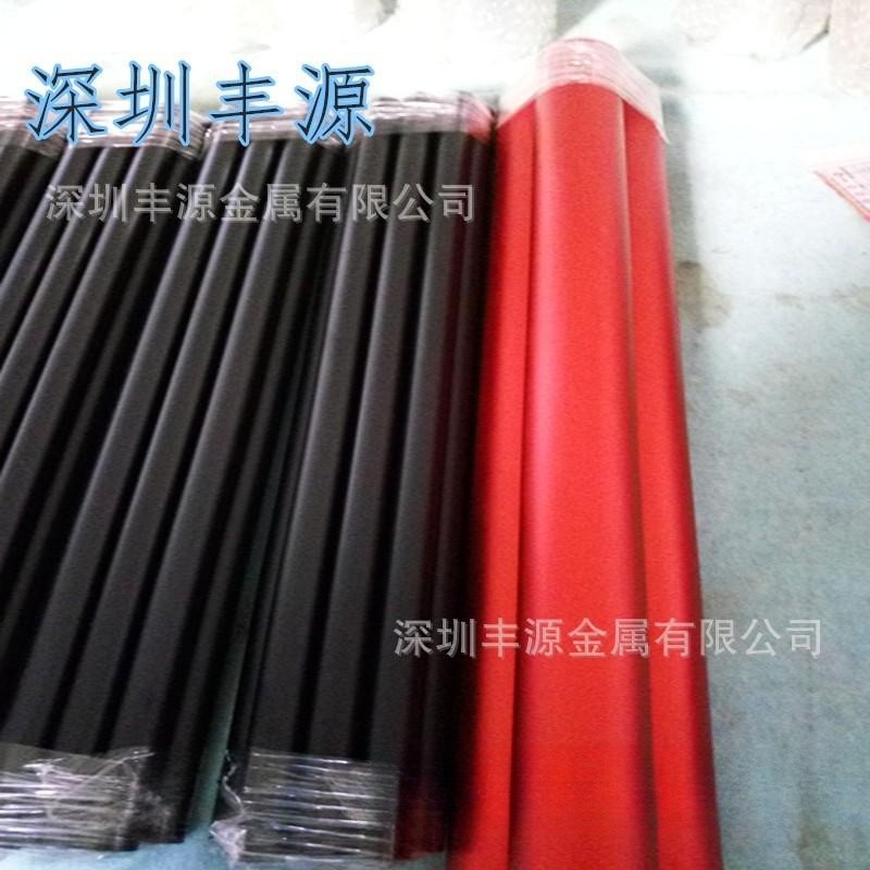 厂家供应6061黑色氧化铝管12*10.1mm12*10mm铝管喷砂上色