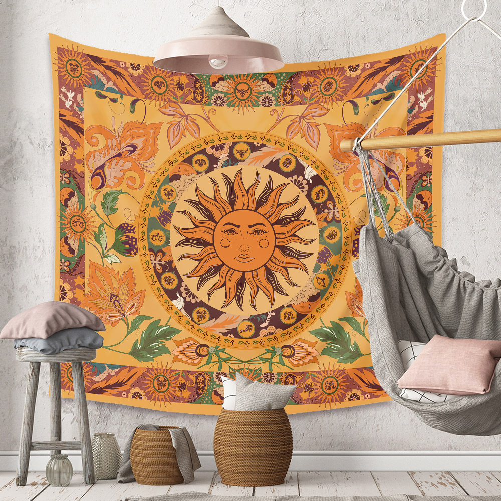 Home Cross-border Bohemian Tapestry Room Decoration Wall Cloth Mandala Decoration Cloth Tapestry display picture 47