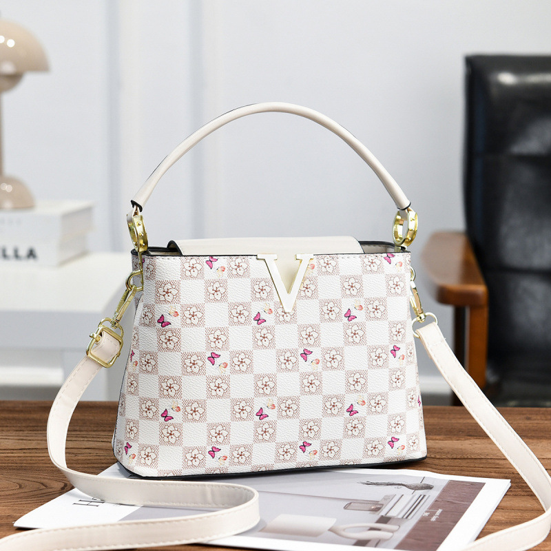 Elegantes bolsos de diseño de placas de flores, bolsos de hombro de moda, bolsos de transporte, bolsos de transporte, bolsas transfronterizas