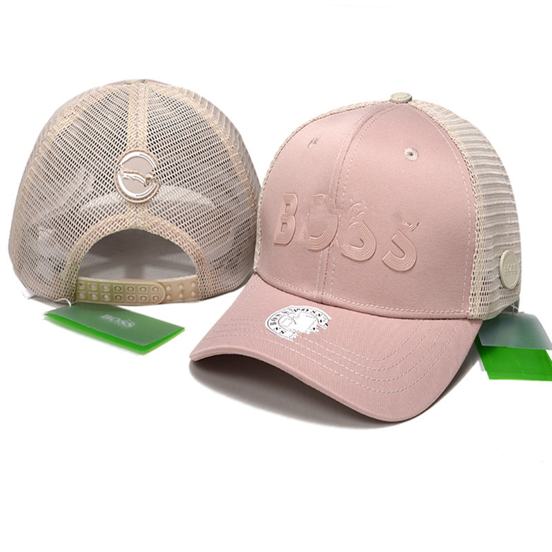 Boom de alta calidad Jefe de regalo de algodón masculino y femenino al aire libre versátil sombrero de protección solar letras en relieve gorra de lengua de pato