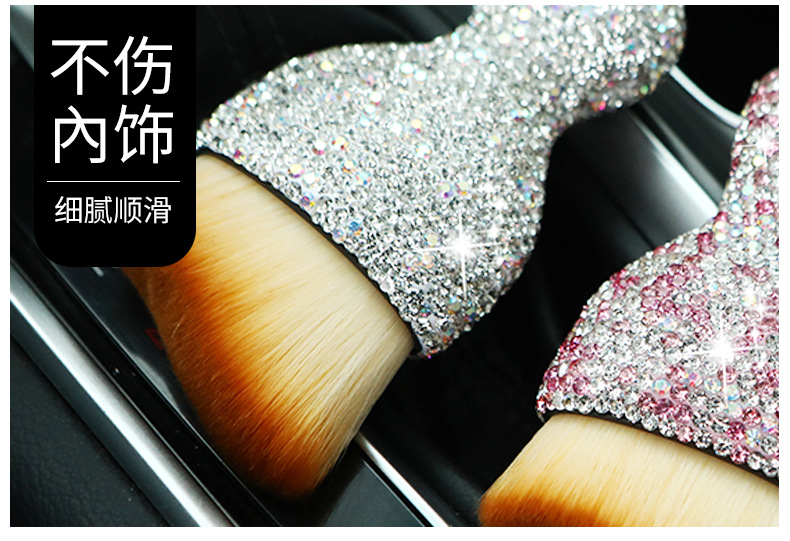 Car interior dust sweeping soft brush car wash tool artifact car dust removal brush air outlet cleaning brush wholesale