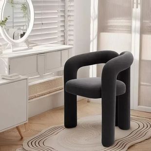 Cream Style Nordic Internet Celebrity Makeup Chair Designer Live Broadcast Modern Simple Bedroom Home Light Luxury Dressing Table Stool Chair