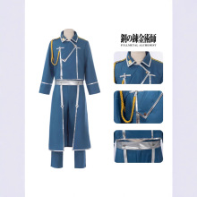 钢之炼金术师cos服 炼金术士 玛斯坦大佐表演服cosplay万圣节服装
