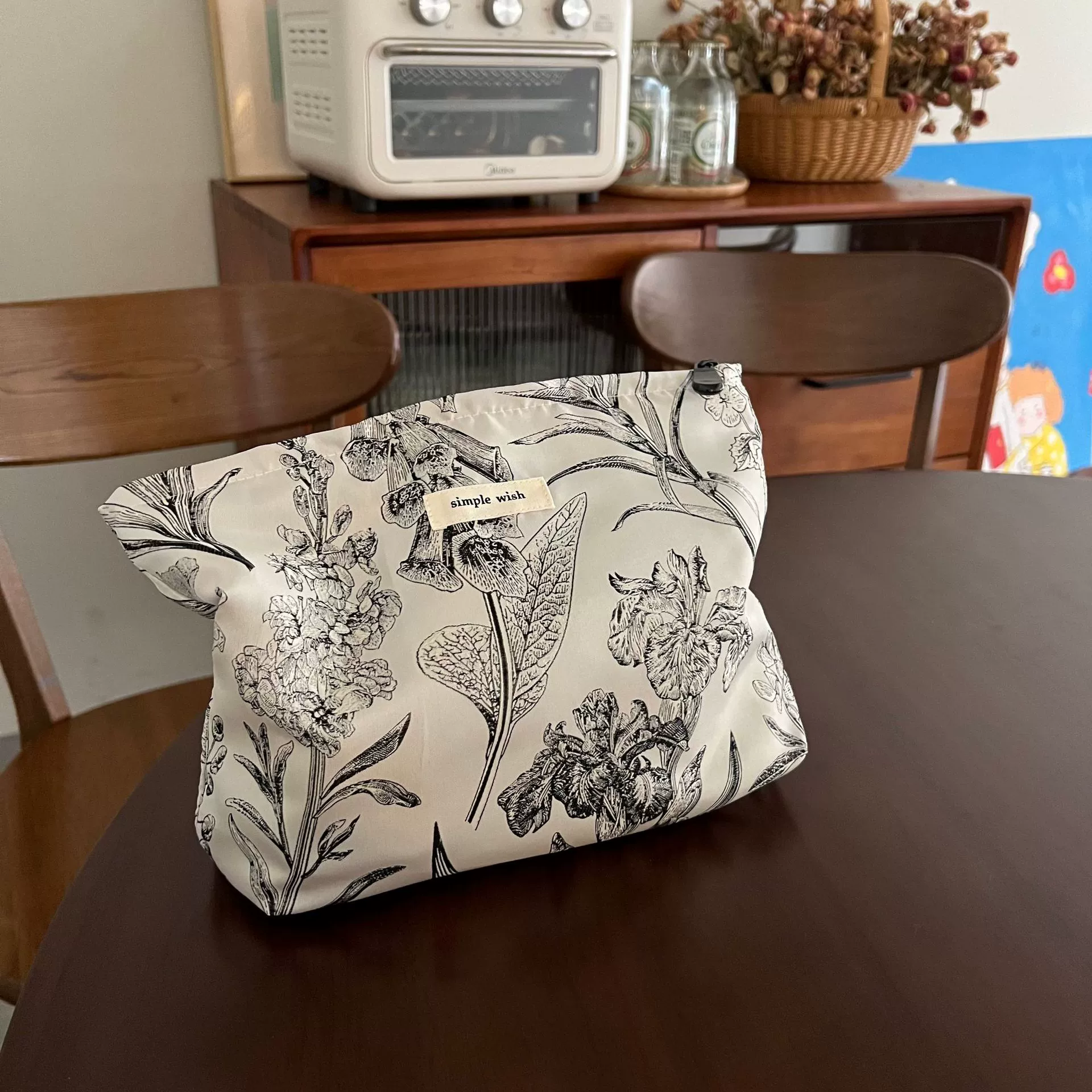 [Su Xibu bag] Черно-белая серая деревенская атмосфера, качественная косметичка, женские сумки, сумка-клатч, литературная ниша модели