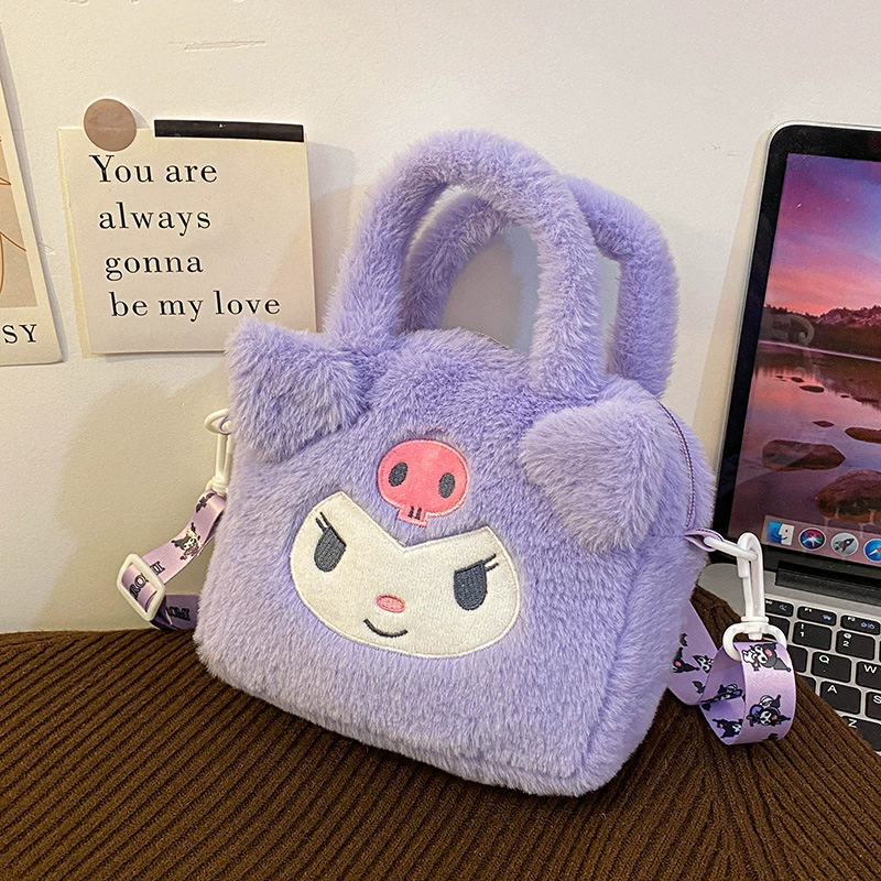 Sanrio, мультяшная ручная сумочка, детская кукла, ремешок для сумки, кошелек, маленькая сумка