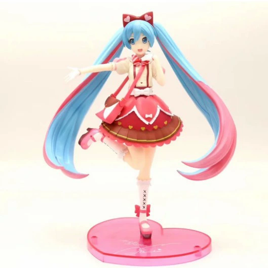 Фигурка Hatsune Miku, ПВХ, ~23 см — варианты Sakura и Cinderella в коробке