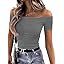2026 Hot Sale Women Sexy Off Shoulder Short Sleeve Blouse_ecoleips.com