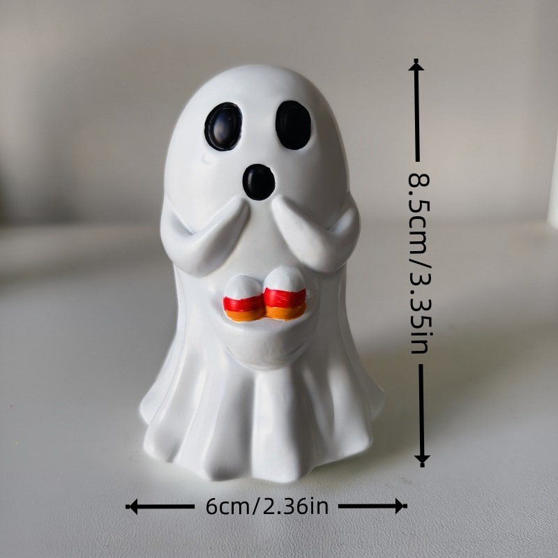 クロスボーダー新製品ハロウィンかわいいゴースト装飾品樹脂工芸品ゴーストキャンディー家の装飾装飾品|undefined