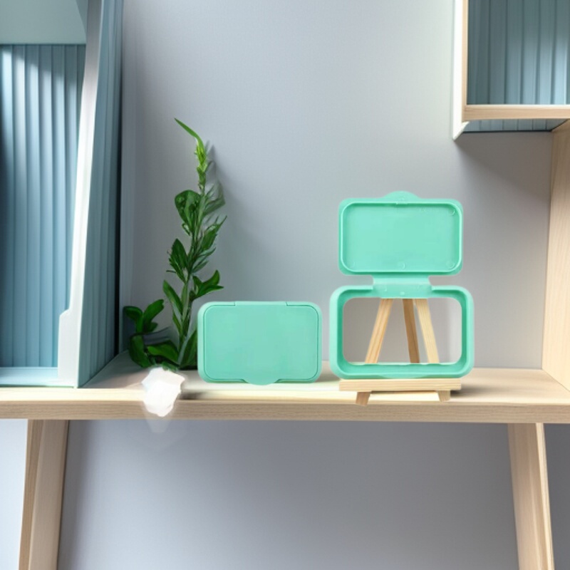 Wholesale pp plastic wet paper towel flip cover convenient baby paper towel square round cover wet paper towel dust cover shaped