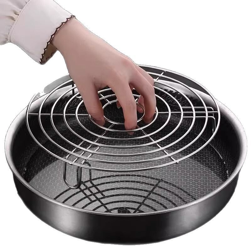 ステンレス製蒸し器 多機能 家庭用 薄型蒸し器 炊飯器用三脚蒸し器 キッチン用品|undefined