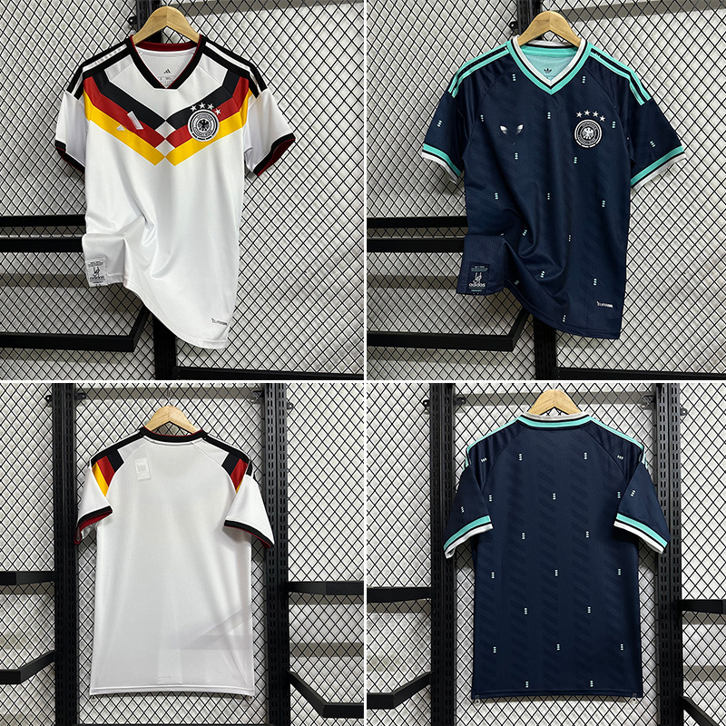 Germany Jersey Player Version Germany World Cup Football Uniform National Team Short-Sleeved T-Shirt Cross-Border Dropshipping Customization