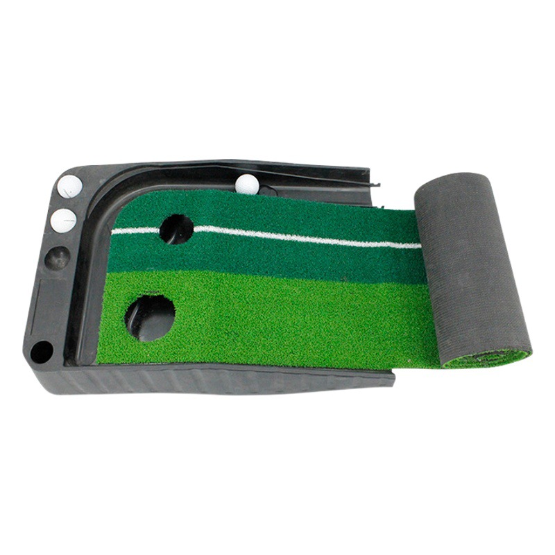 Entrenador de putter de golf de venta directa de fábrica de origen Entrenador de simulación de manta de práctica interior Soporte LOGO