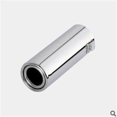Car muffler – Universal Steel Tailpipe - small-flat-mouth-special-for-minivans-supports-installation