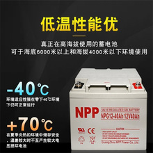 原廠NPP耐普蓄電池NP12-38 12V38AH直流屏 UPS電源 高低壓櫃電池