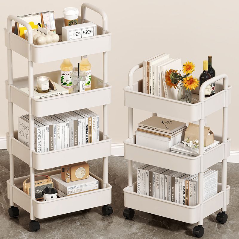 Carefully Selected Storage Racks, Small Carts, Bedroom and Bathroom Floor-Standing Snack Racks, Kitchen Movable Baby Product Storage Racks