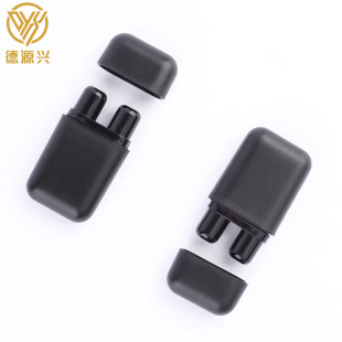 Double-hole black nasal aspirator nasal tube mint refreshing refreshing refreshing oil with cotton core plastic nasal packing material