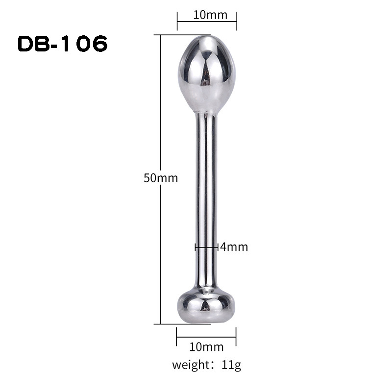 Metal Urethral Sound Stick Zinc Alloy Prostate Massager Manual Control Adult Toy — detail image 8