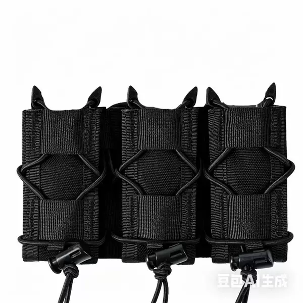Direct from the manufacturer: Outdoor tactical Tiger-style short 9mm dual quick-draw functional pouch tactical waistband flashlight holster