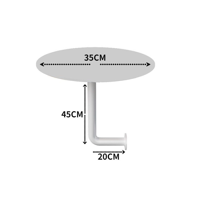 흰색, 지름 35cm, 높이 45cm