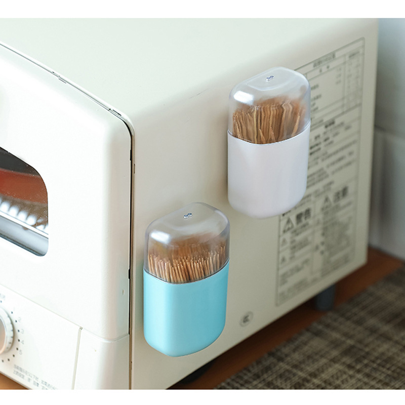 Imán creativo personalizado caja palillo magnético ABS titular japonés simple palillo puede en stock al por mayor imprimible
