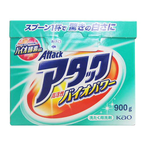 Everyday Japan Import Kao Enzyme High Activity Bio EX Laundry Powder Bleaching and Deodorizing 900g 