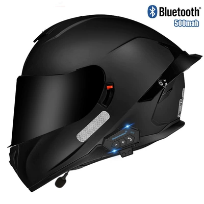 3C/DOT certification motorcycle helmet double lens big tail bluetooth full helmet unisex electric car helmet