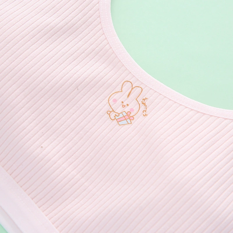 Double-sided underwear for students, cotton shockproof bra top