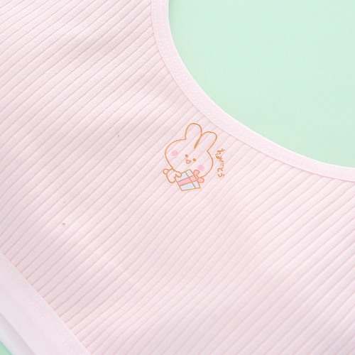 Wholesale double-sided cotton development period girls underwear for primary school girls broad-shouldered pure cotton tube top girls anti-bulge vest