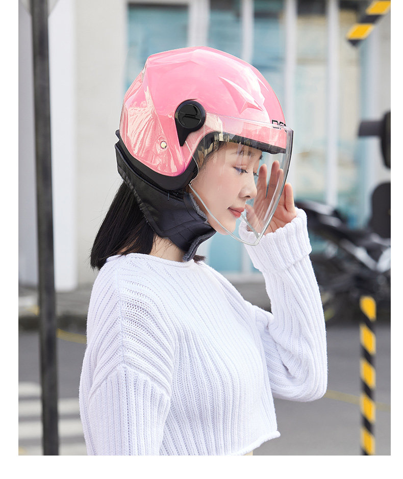 DFG New Standard Electric Vehicle Helmet Women's Universal Half Helmet