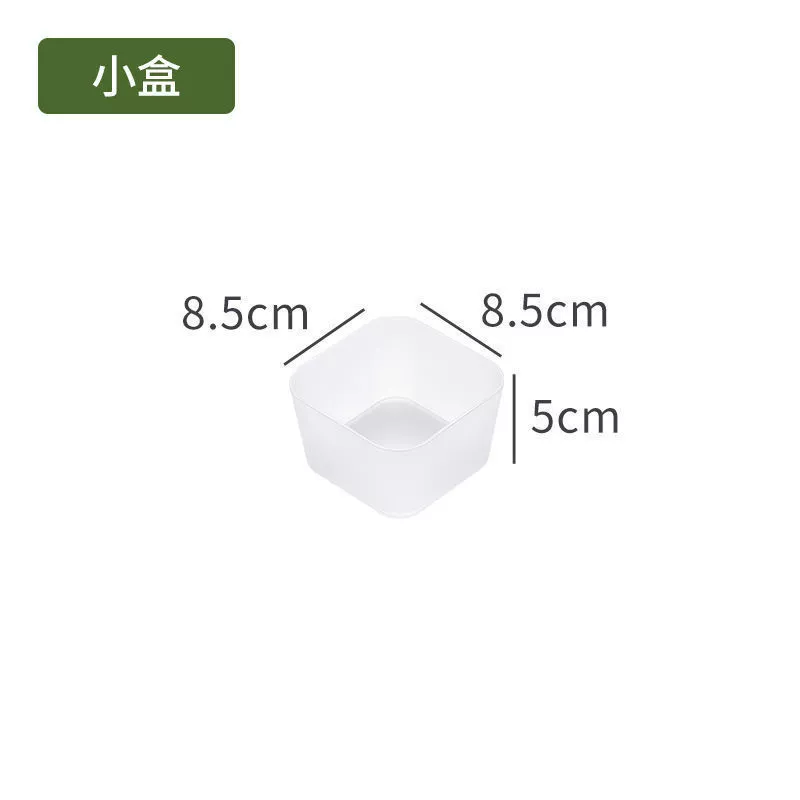 Desktop Transparent Plastic Cosmetic Drawer Organizer, PP Plastic, Multi-Size Modular Set