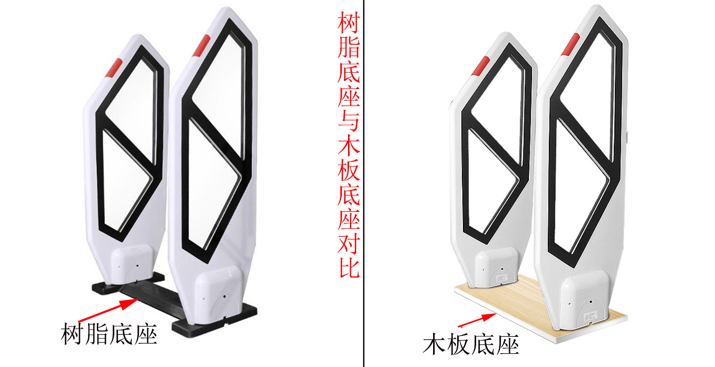 树脂和木板底座对比