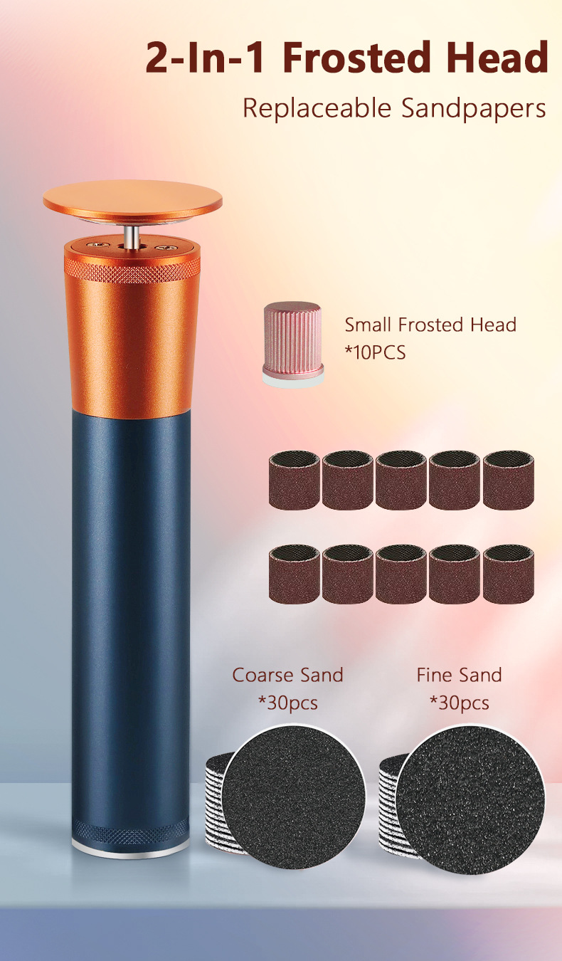 Râpe pieds électrique rechargeable anti-callosités pour pieds_voghion.com