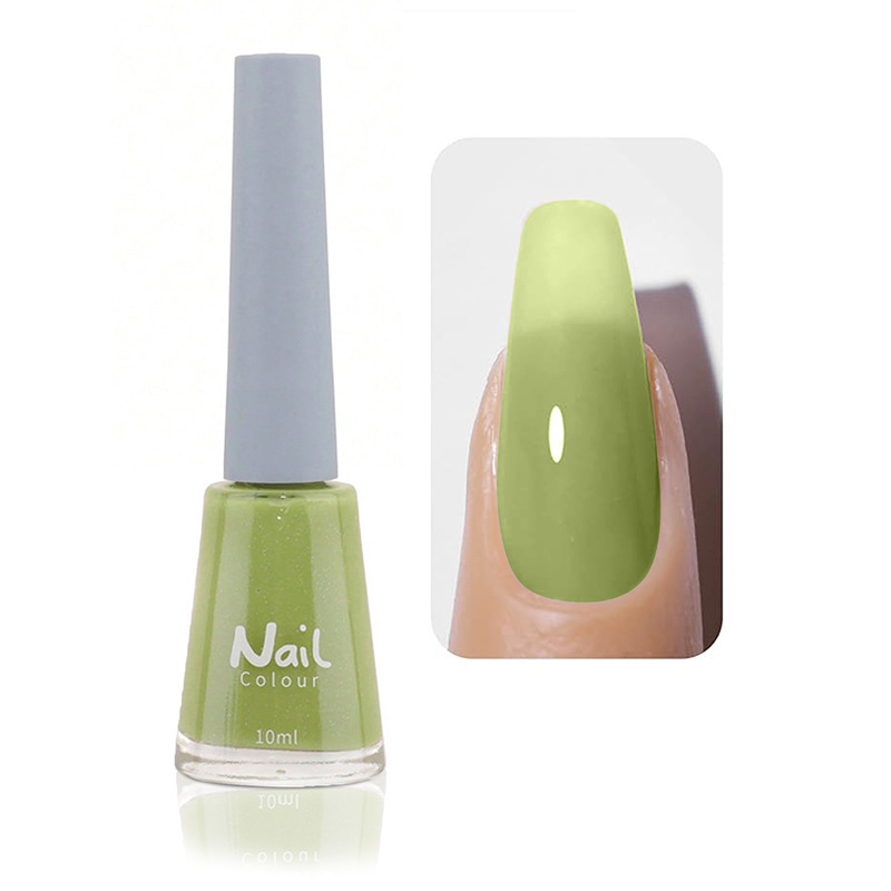 Oily non-peeling long-lasting nail polish baking-free quick-drying non-fading nude transparent nail polish wholesale