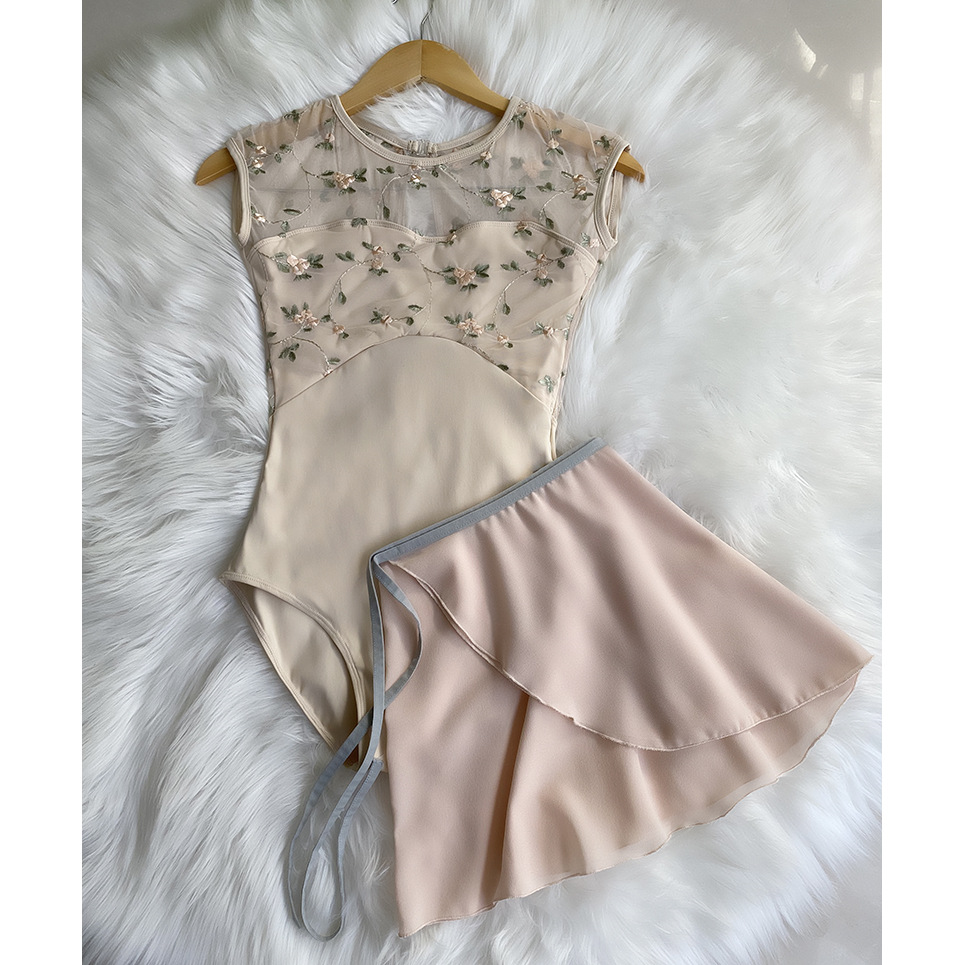 Ballet Art Exam Training Clothes, Gymnastics Clothes, Women's Adult Practice Clothes, Embroidered Jumpsuits