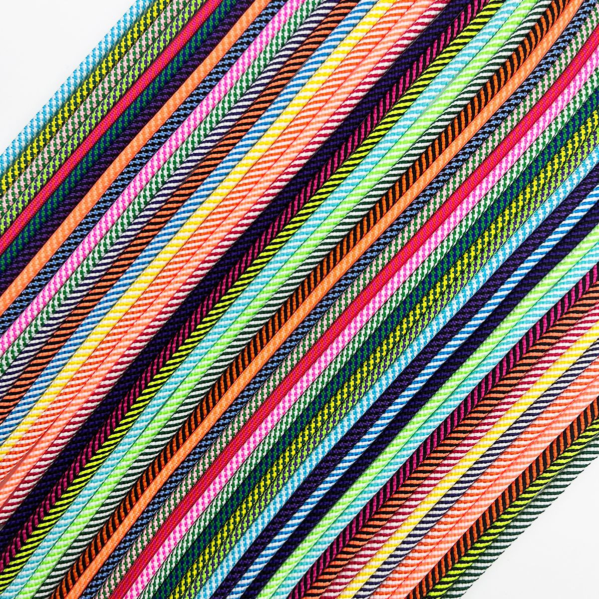 96 color 5mm poliéster bicolor hilo punto de salto de trenzado cifrado cordón de zapatos cuerdas de núcleo cuerdas de chaqueta de color cuerdas de sombrero