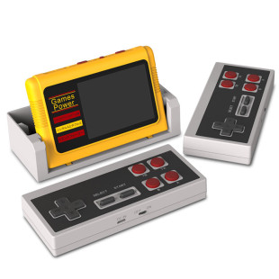 Creative Handheld Game Console Yellow Card Two-Player Wireless Video Game Nostalgic Tv Game Handheld Classic Two-Player Game