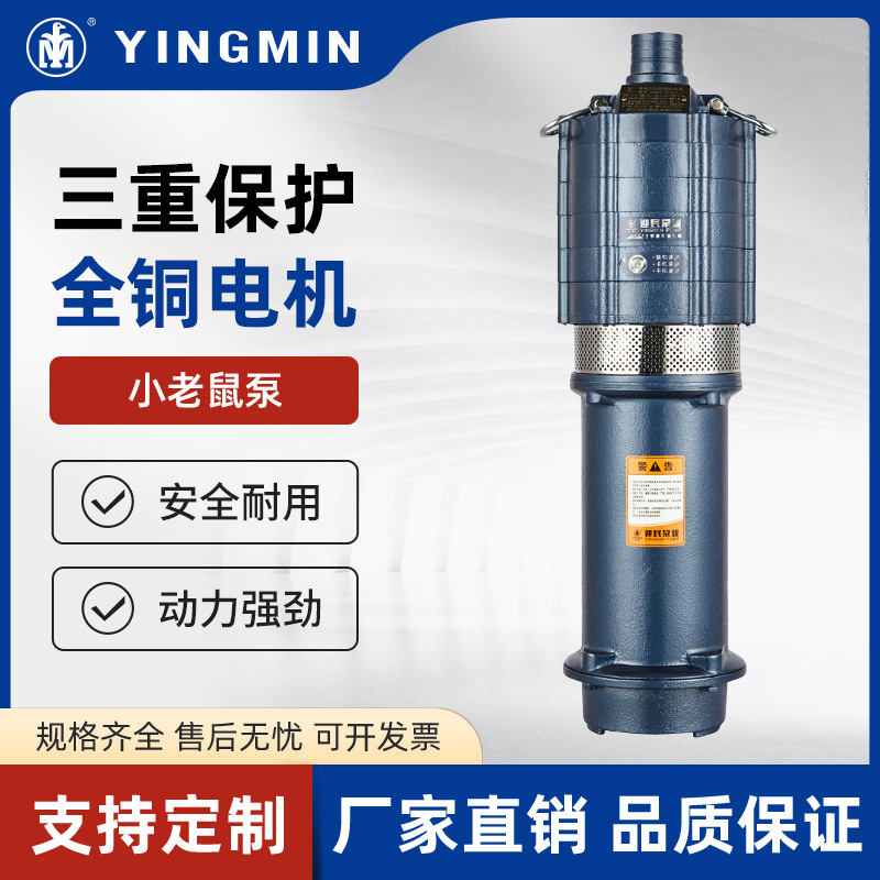 QD高扬程油浸泵380V农用灌溉泵多级潜水泵小老鼠潜水泵220V抽水机